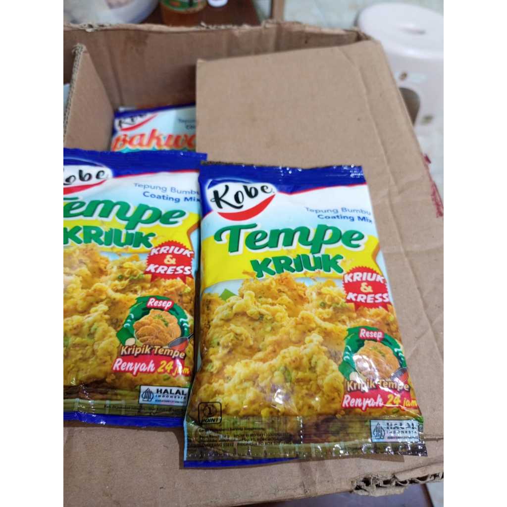 

Kobe tepung bumbu Serbaguna terigu tempe kriuk / Tempe kriuk 70g