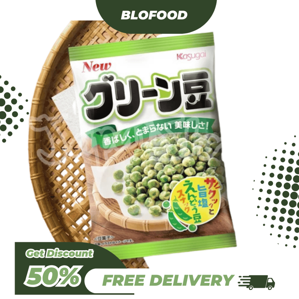 

BF.ID Kasugai Roasted Green Mame [Green Peas] [Original / Wasabi]