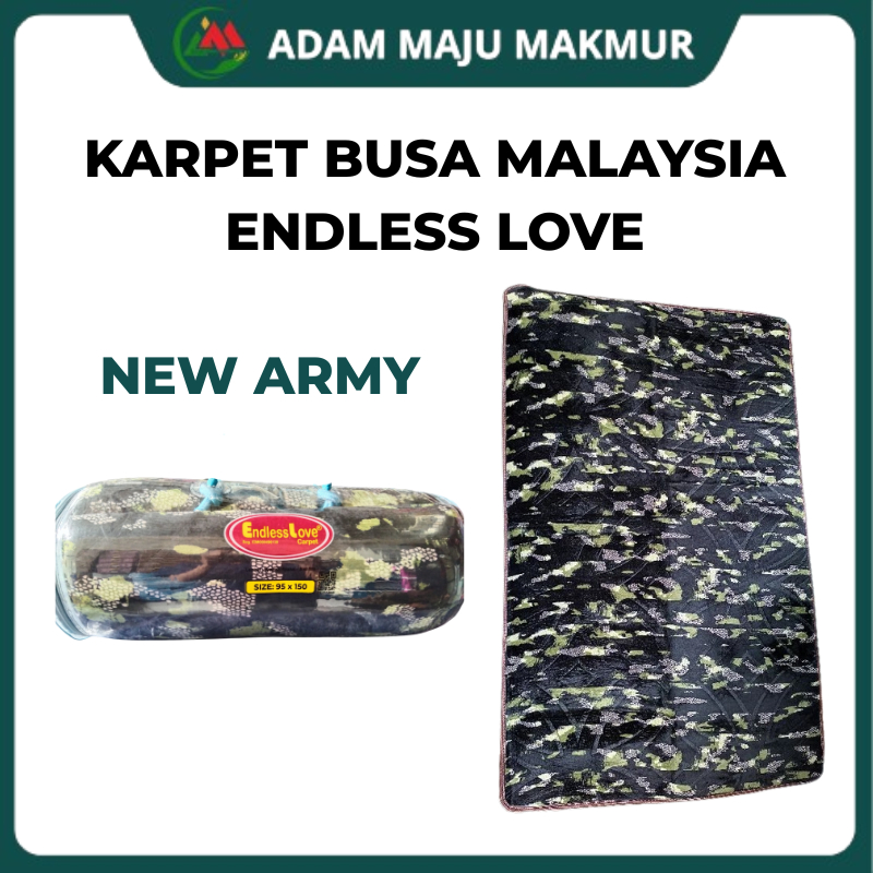 Karpet busa malaysia Endless love, Karpet antiselip free tas, karpet lantai