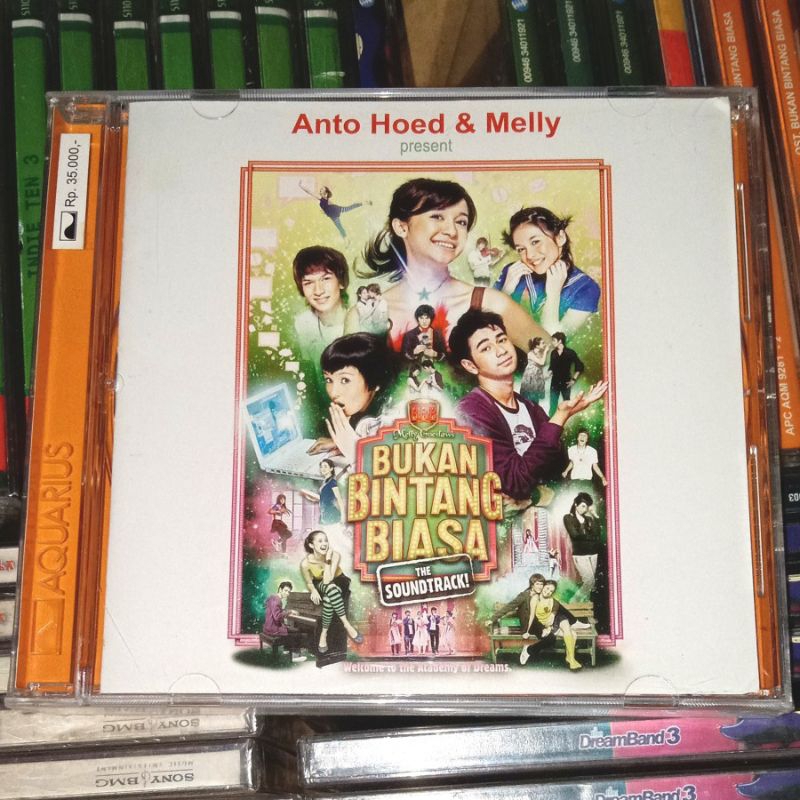 CD SOUNDTRACK BUKAN BINTANG BIASA MELLY GOESLAW ANTO HOED eks POTRET Raffi Ahmad
