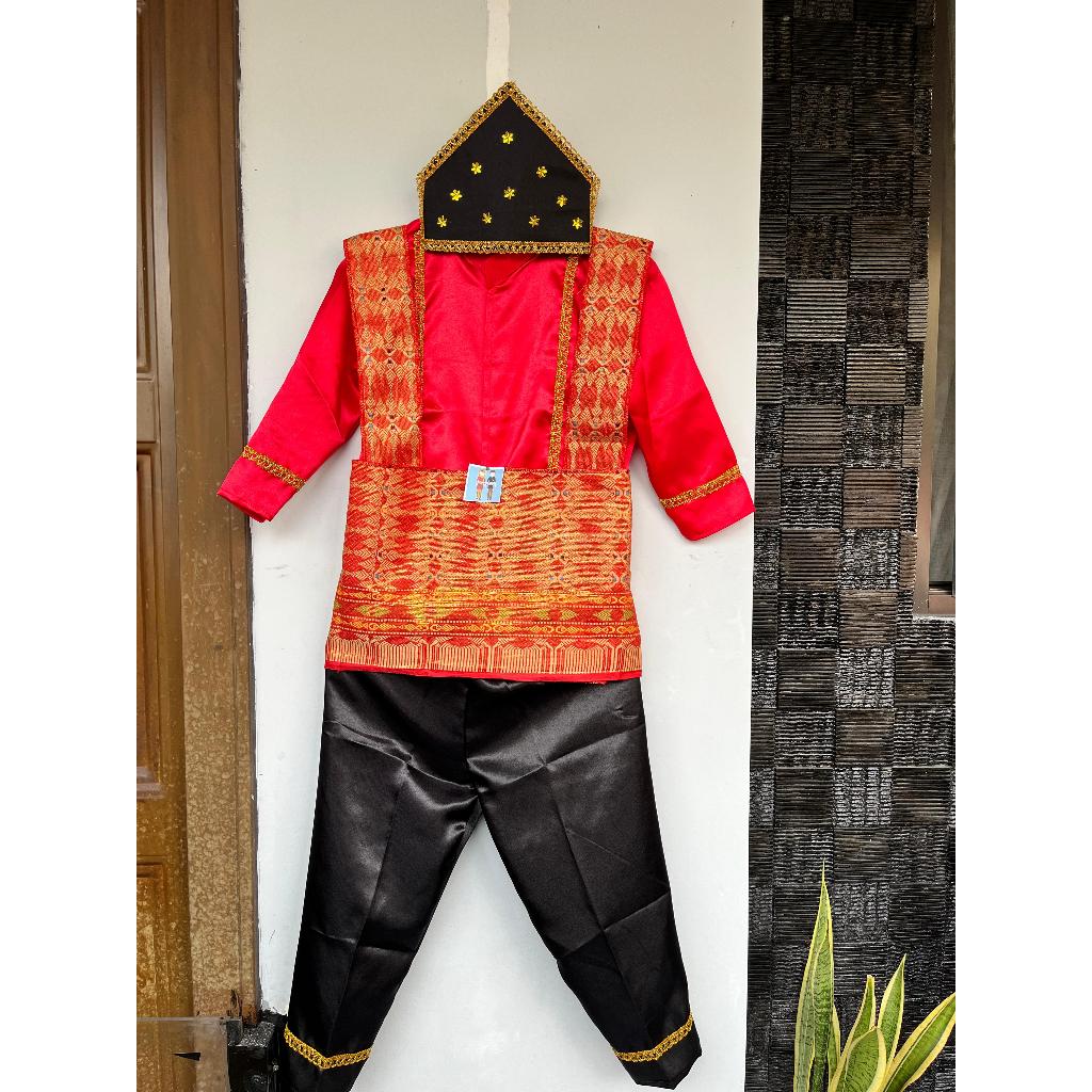 busana adat aceh pakaian adat aceh baju adat Aceh anak laki pakaian tari saman aceh