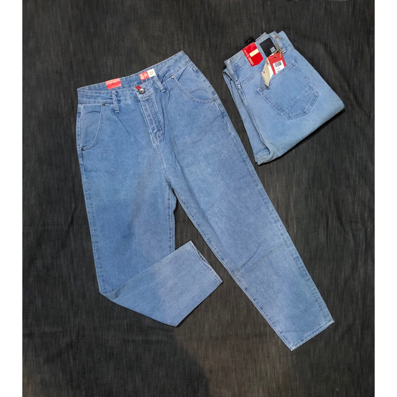 celana kulot logo jeans cewek original