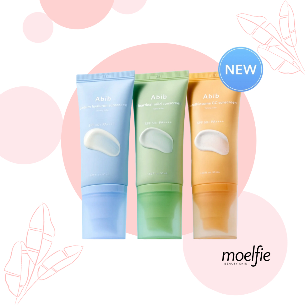 [READY STOCK] ABIB GLUTATHIOSOME CC SUNSCREEN TONING TUBE / ABIB HEARTLEAF MILD SUNSCREEN RELIEF TUB