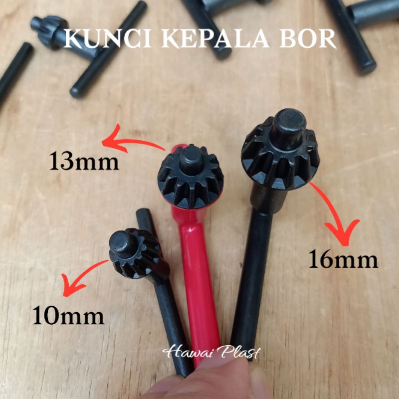 Kunci Bor 10mm 13mm 16mm / Kunci Kepala Bor Listrik