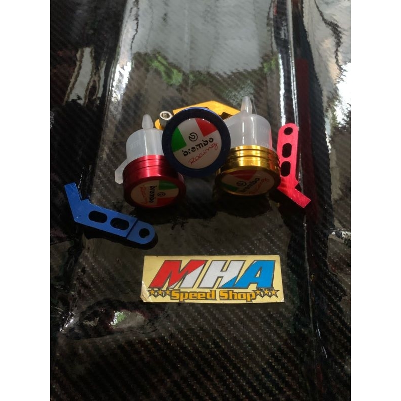 Tabung Master Rem + Tutup Brembo dan Breket