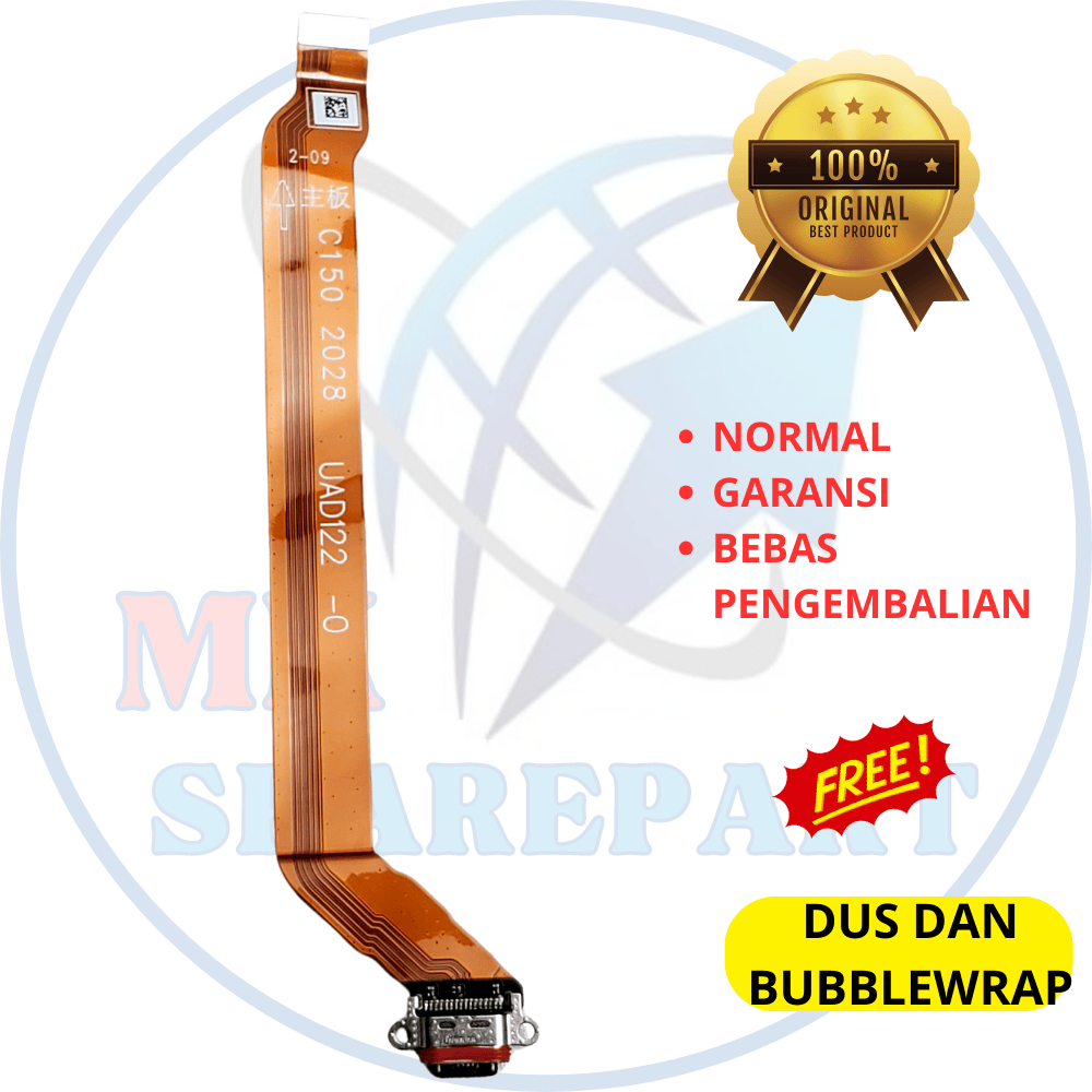 Flexible charger hp Oppo Reno 4 Pro 4G - asli original copotan cabutan bawaan