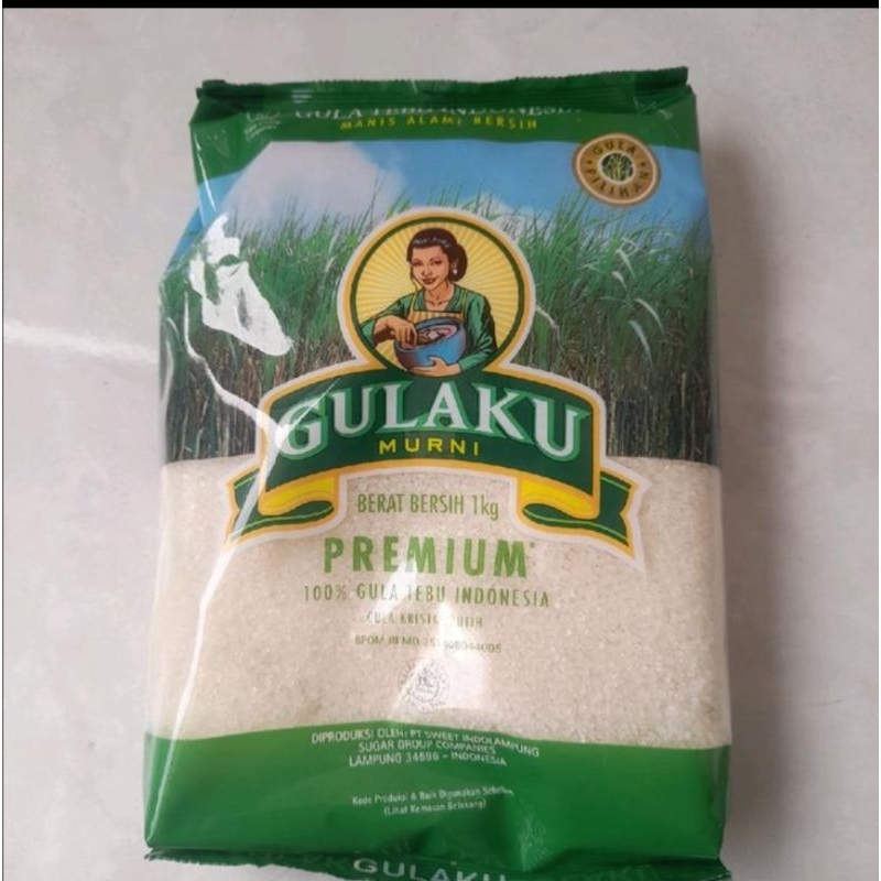 

Gulaku gula pasir tebu putih 1 kg Original