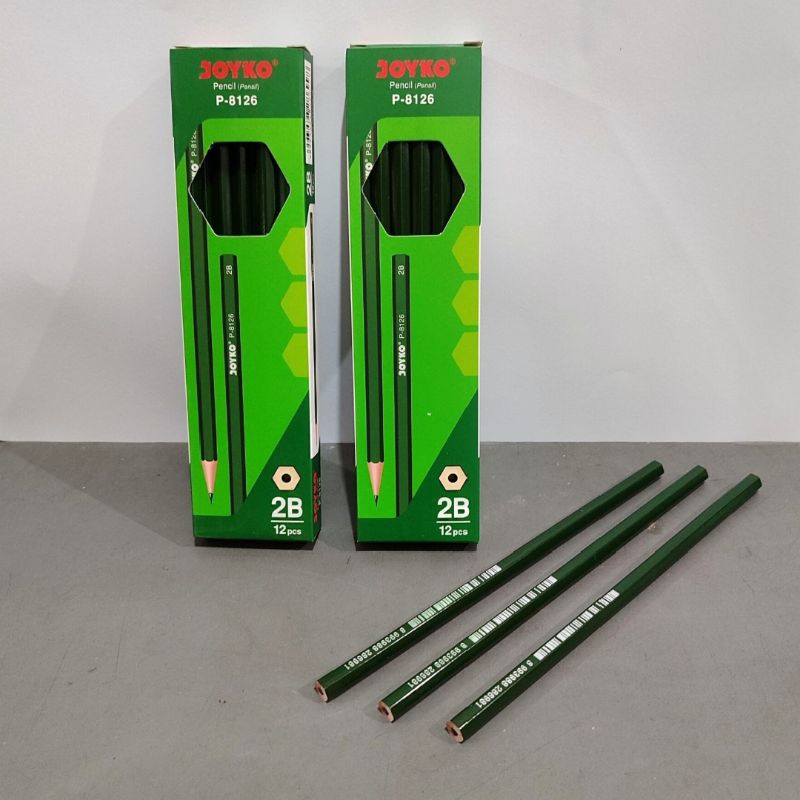 

2 Pcs Pensil 2B Joyko P-8126