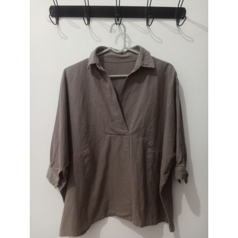 Preloved Kemeja Taupe