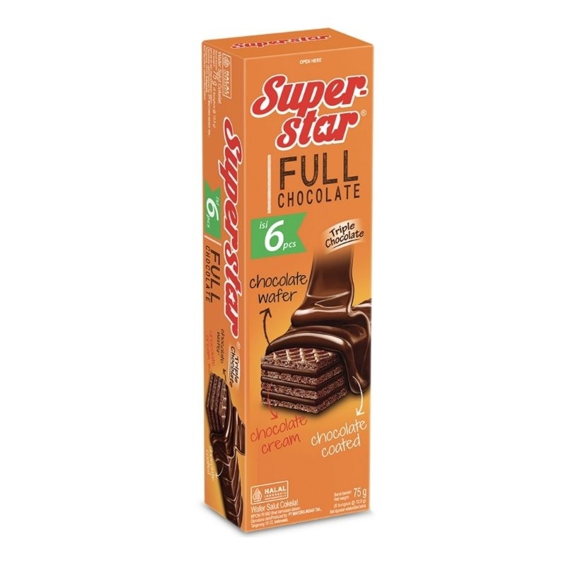 

Superstar Wafer Full Cokelat 75 g
