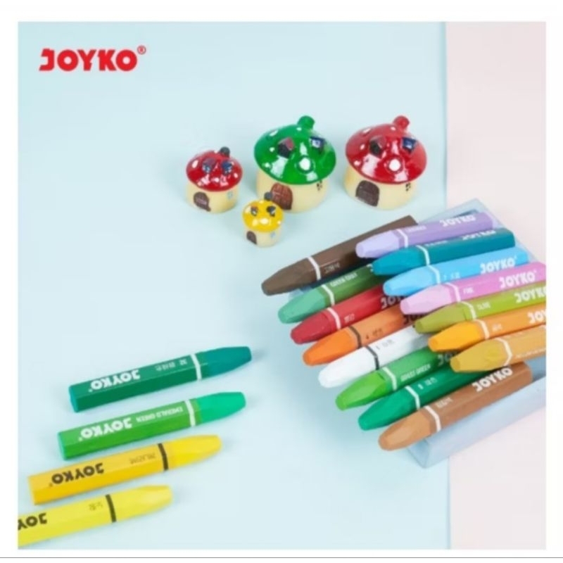 

Crayon Joyko 24 warna Oil Pastel