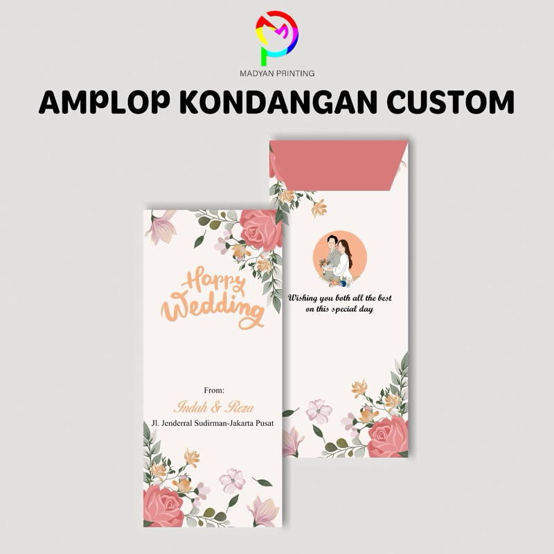 

Amplop Kondangan Custom Nama (Sudah ada perekatnya)