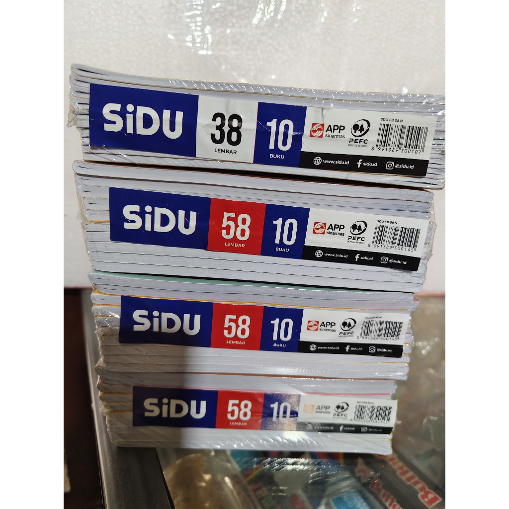 

Promo Buku Tulis Sidu Isi 58/38 ( 1 Pak/10 Pcs )