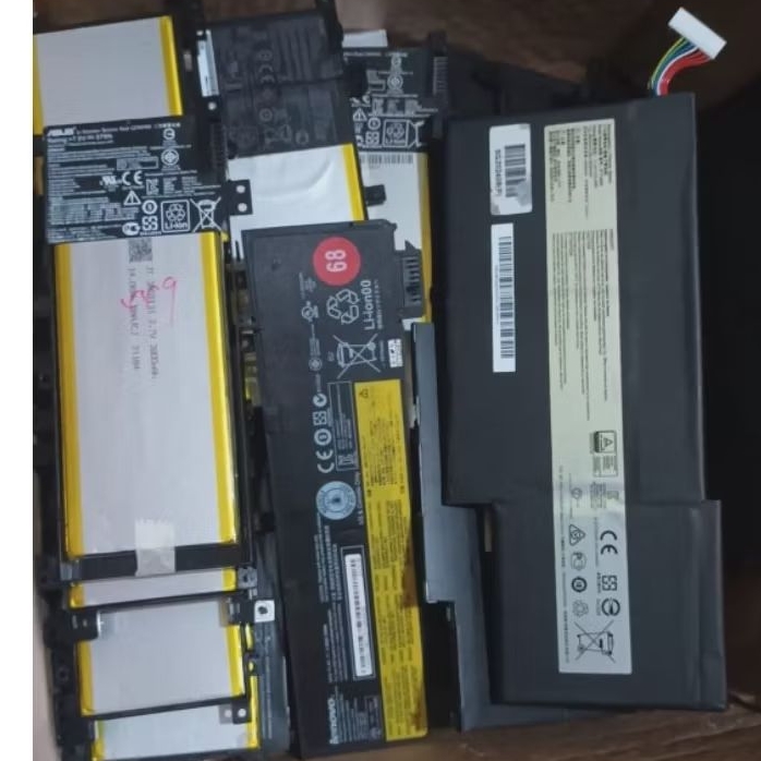 baterai polimer bekas laptop masih memiliki kapasitas 80% - 90% dari kondisi baru, Cocok untuk DIY p