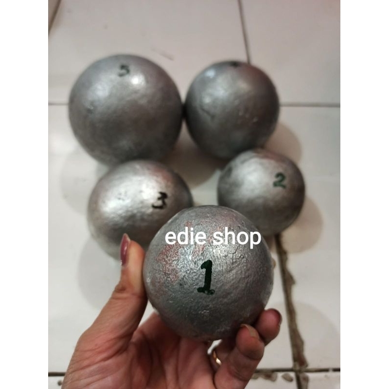 Bola Tolak Peluru/ Bola Besi Tolak Peluru 1kg (1pcs)