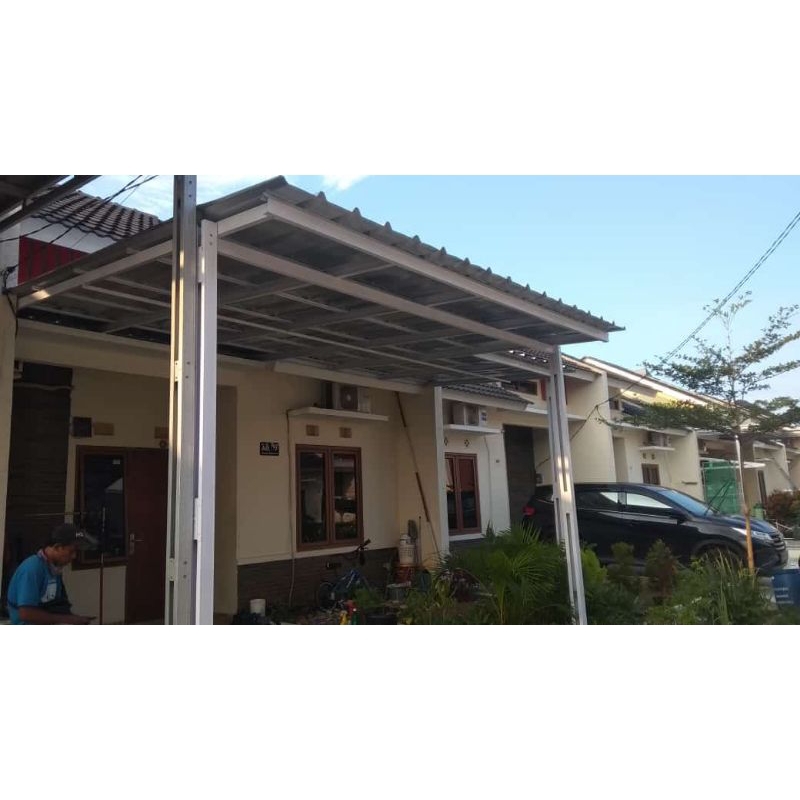 rangka baja ringan atap spandek