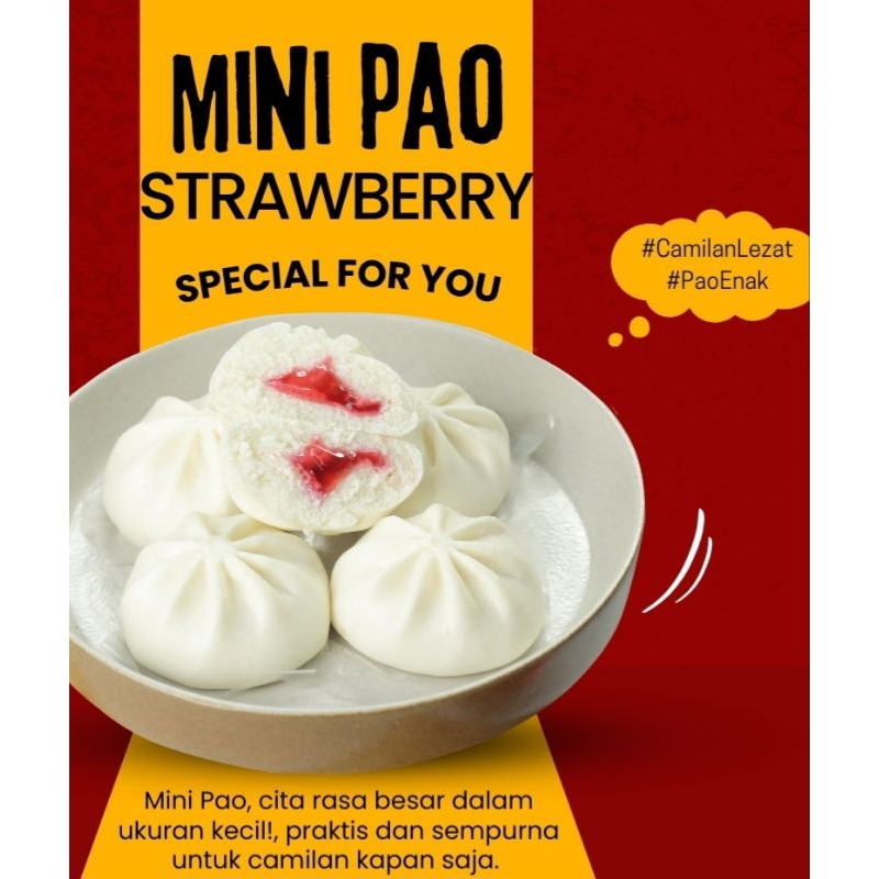 

Baru!Umia-mi minipao isi strawberry 30pcs