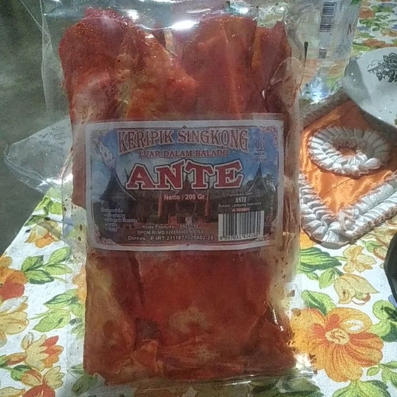 

keripik singkong balado ante