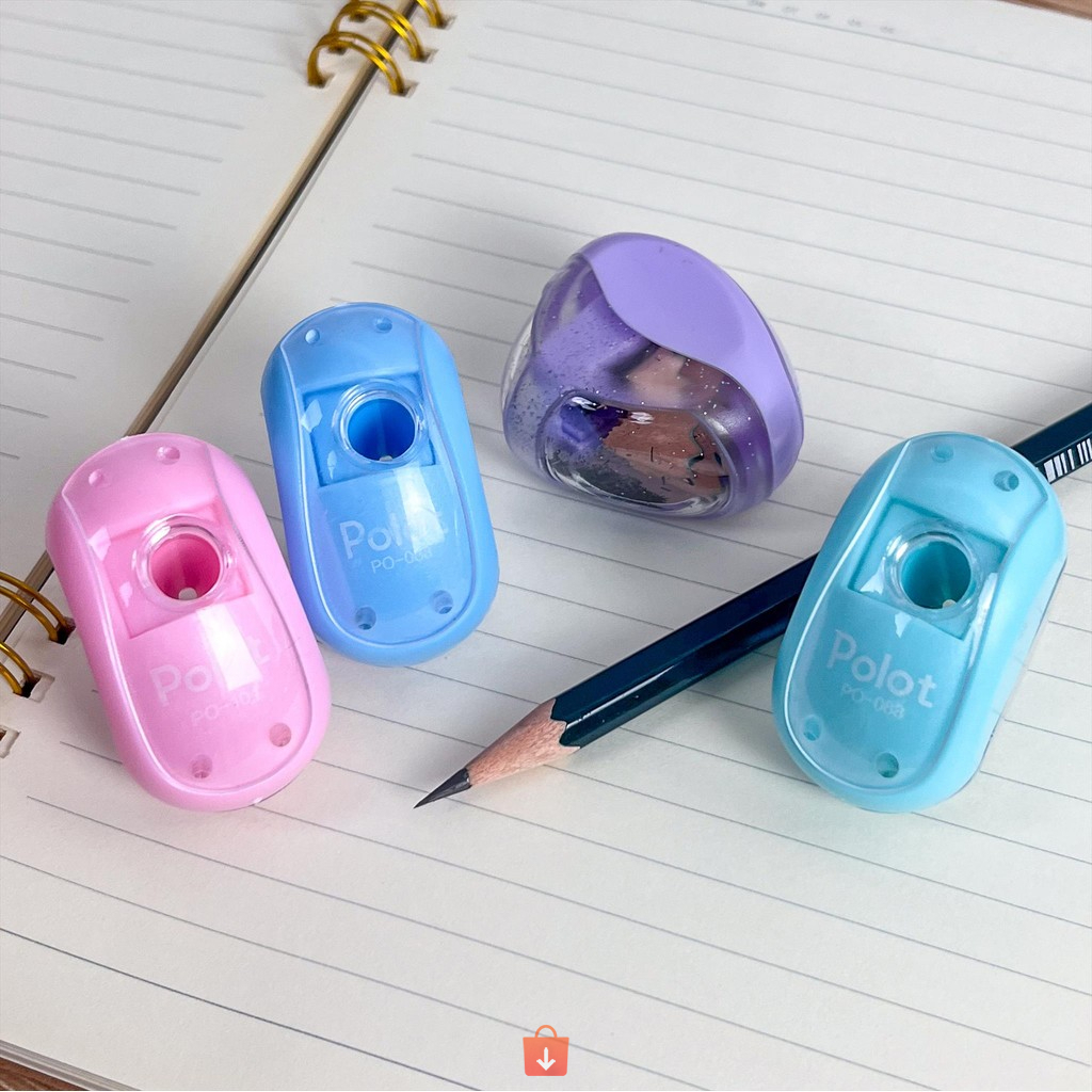 

Pengserut Rautan Pensil 1 Lubang / Pencil Sharpener Serutan Penyerut Peruncing Warna Pastel