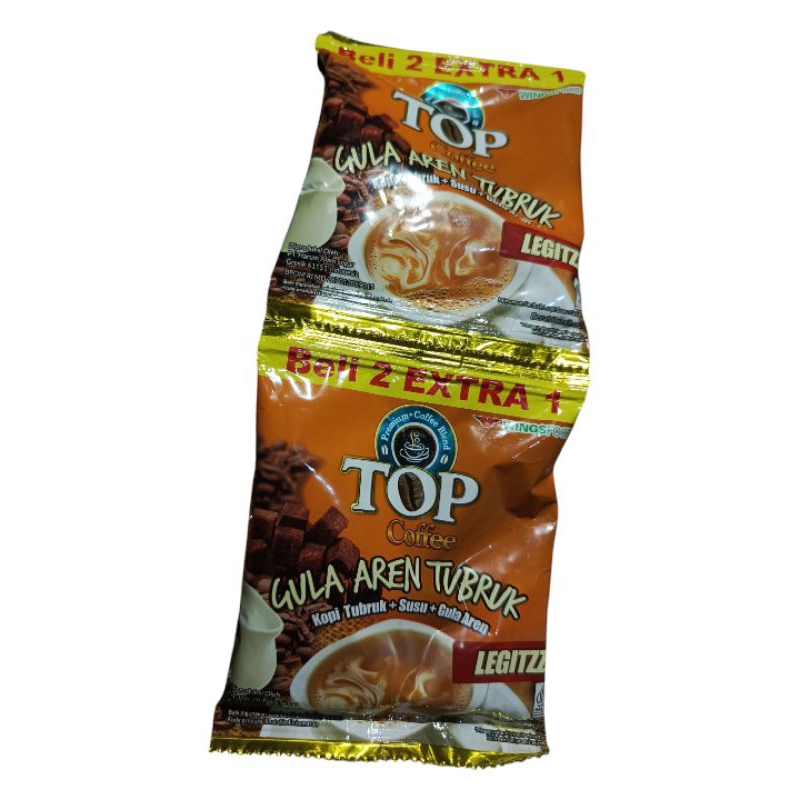 

(isi 1 pcs) Top Coffee Kopi Tubruk Susu Gula Aren 27g