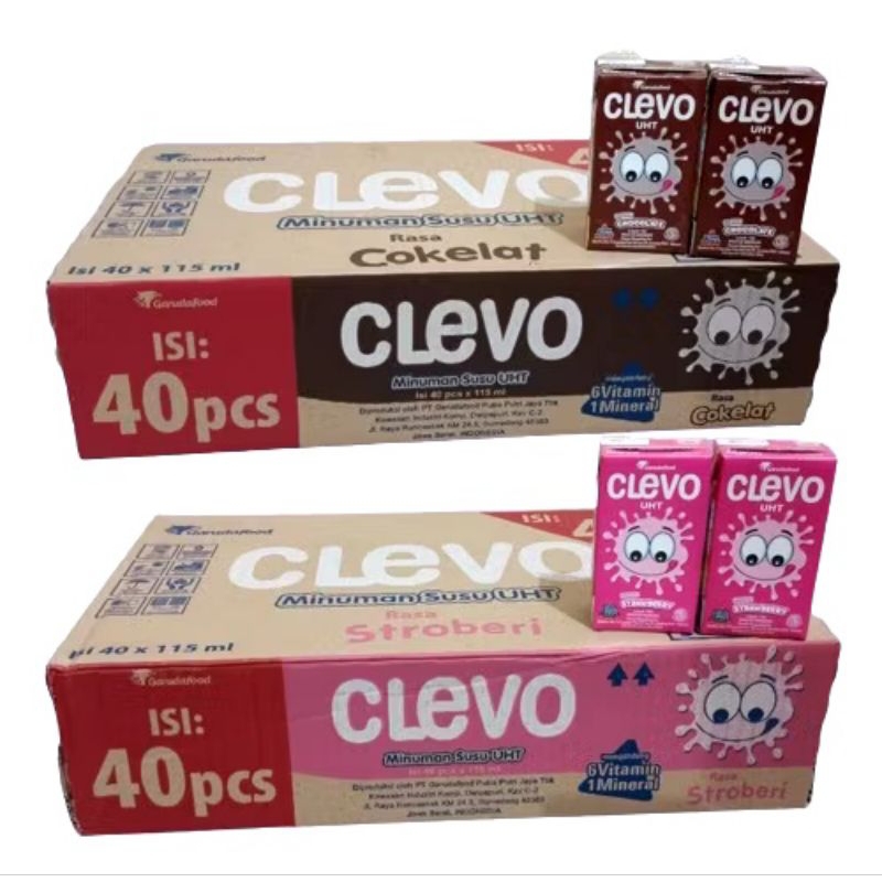

Susu Clevo 1 karton isi 40 pcs