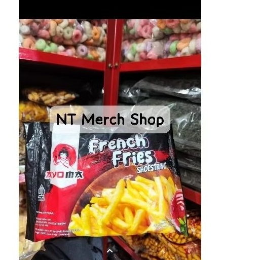 

Kentang Frozen 500gr / kentang Frozen ayoma / French fries 500gr / kentang goreng ayoma