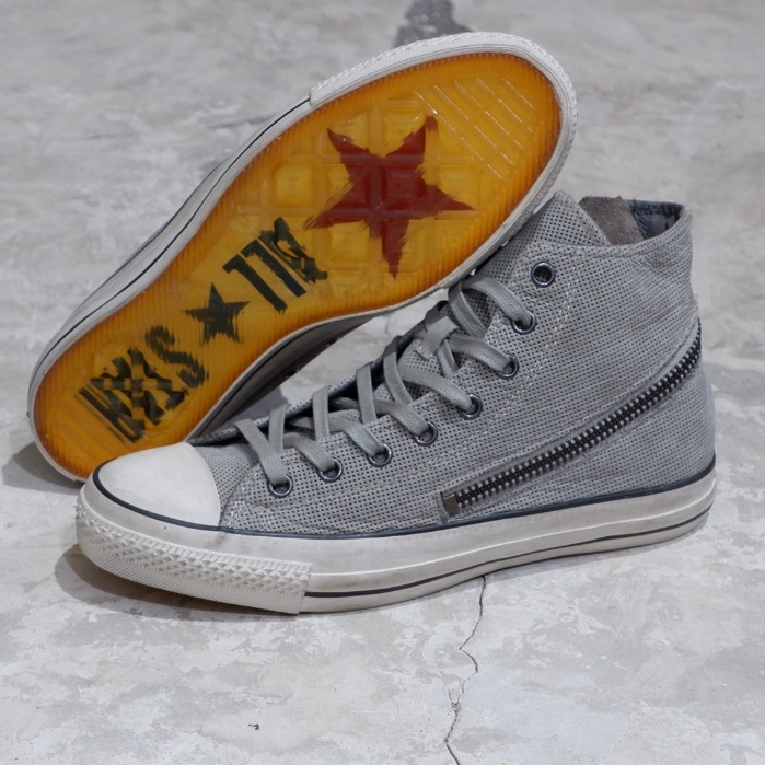 JOHN VARVATOS X CONVERSE CHUCK TAYLOR HI TORNADO ZIP GREY