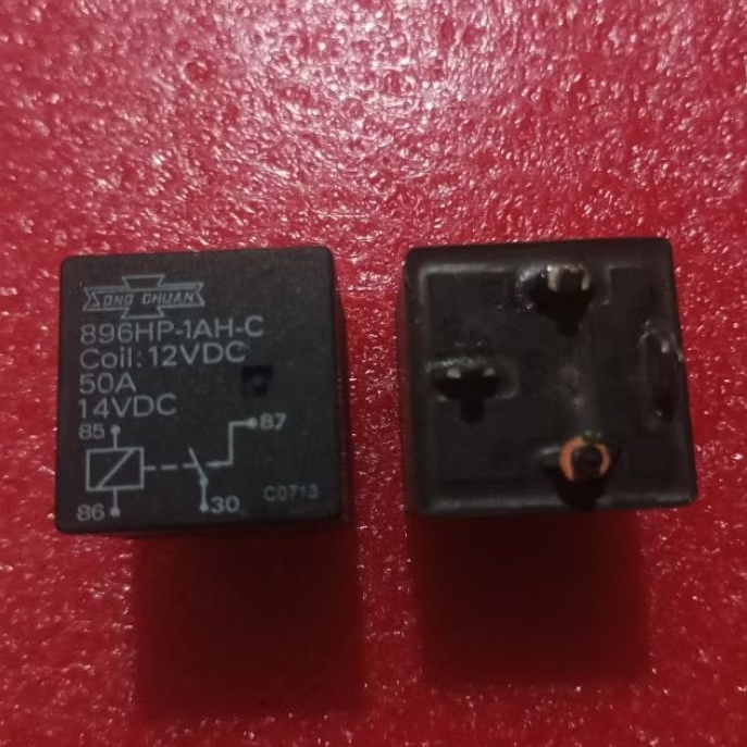 RELAY KOTAK 12V 50A KAKI 4