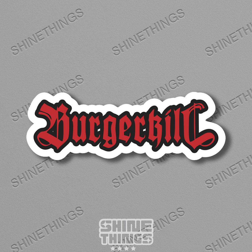 

[Stiker Satuan] stiker BURGERKILL || sticker aesthetic band BURGERKILL