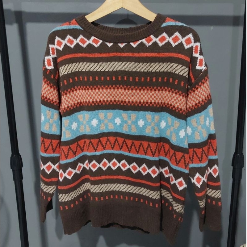 SWEATER RAJUT KOREA KNITWEAR SIZE L