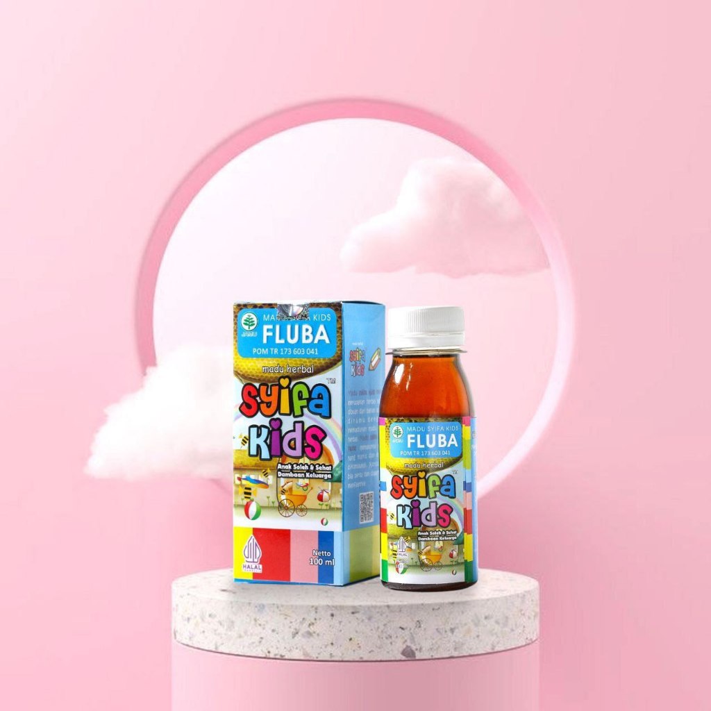

SyifaKids Fluba — Madu Herbal Anak, Solusi Alami Redakan Flu dan Batuk si Kecil