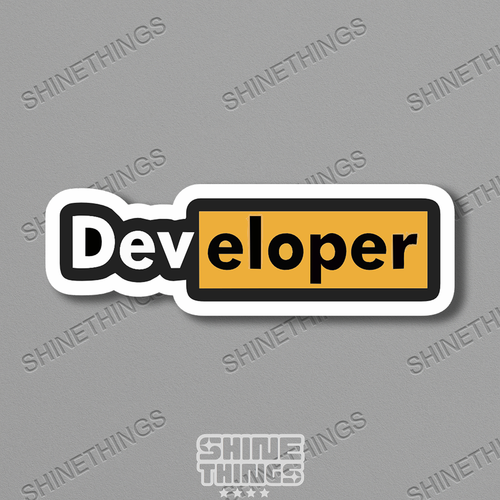 

[Stiker Satuan] stiker aesthetic DEVELOPER || sticker aesthetic brand hypebeast DEVELOPER