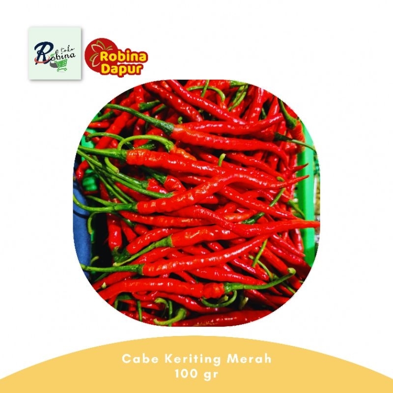 

Fresh Cabe Keriting Merah 100 gr
