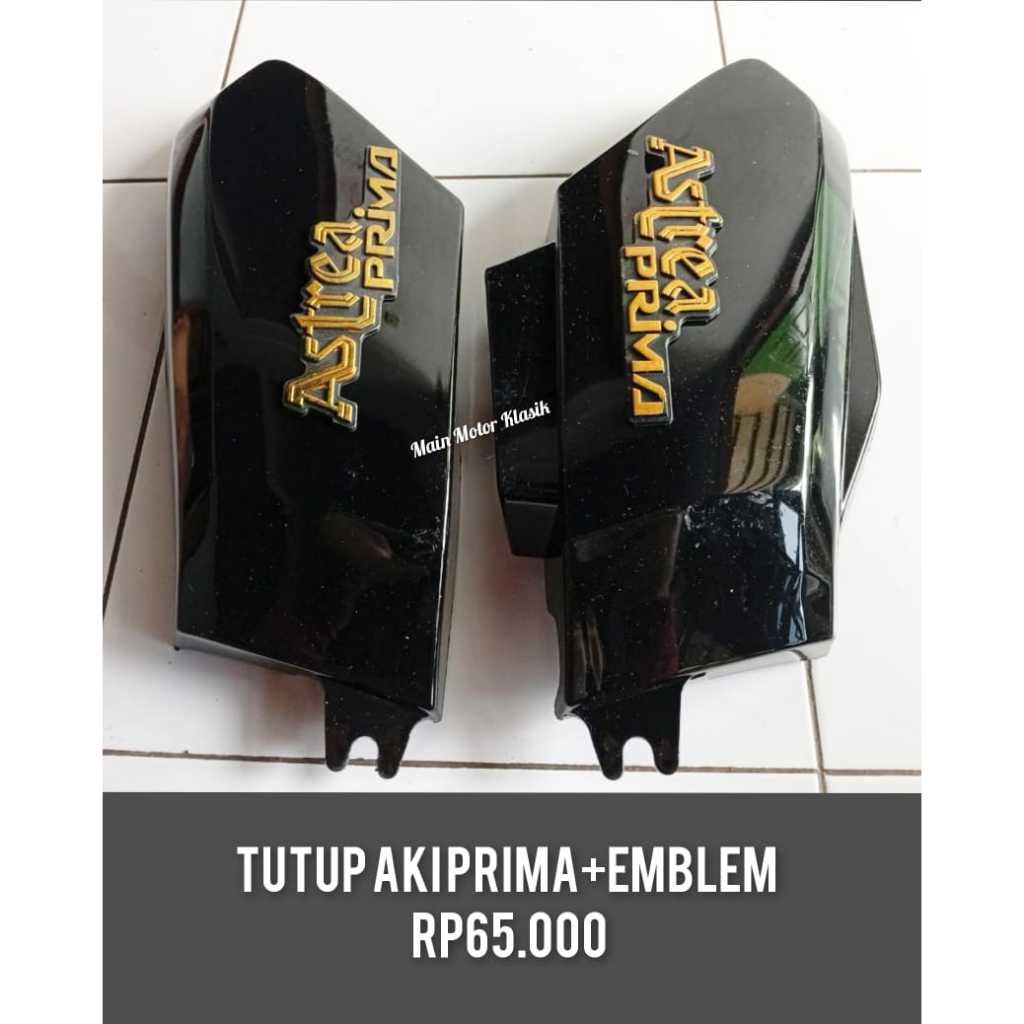 tutup aki astrea prima tepong astrea prima bok aki astrea prima dengan emblem