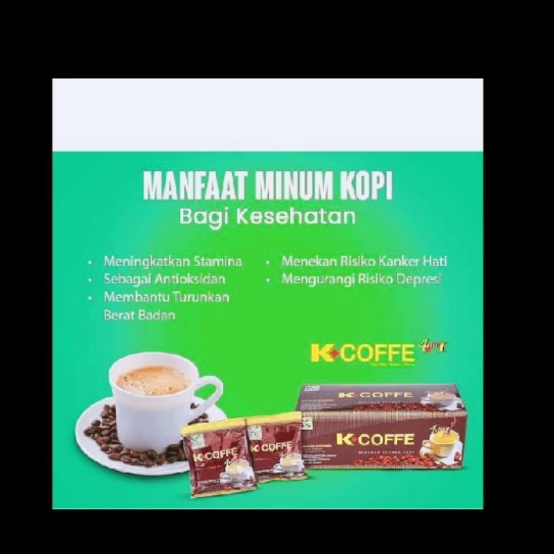 

K-Coffe Kopi Gingseng K-Link untuk stamina pria dewasa