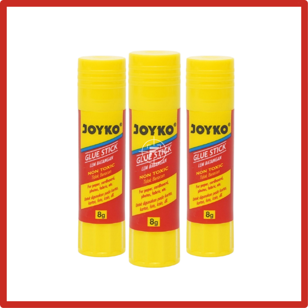 

Lem stick Joyko 8g-25g / Lem stick Joyko 8g / lem stick joyko 15g / Lem stick joyko 25g /Joyko Glue Stick Tebal GS-09 Kertas Bagus