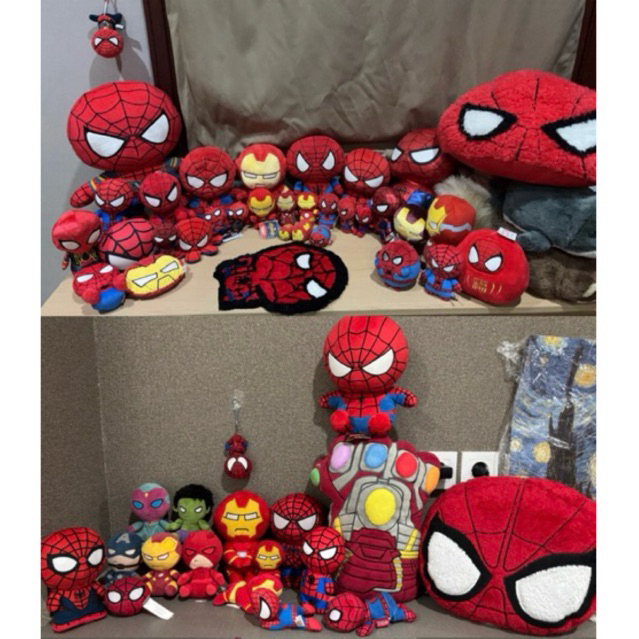 Boneka Spiderman - Boneka Marvel - Boneka Ironman