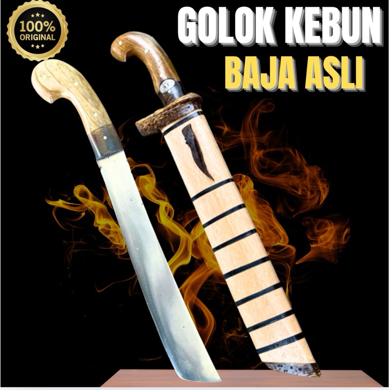 Golok Kebun Baja Per Asli | Golok Kebun Ekonomis Bahan Baja Premium