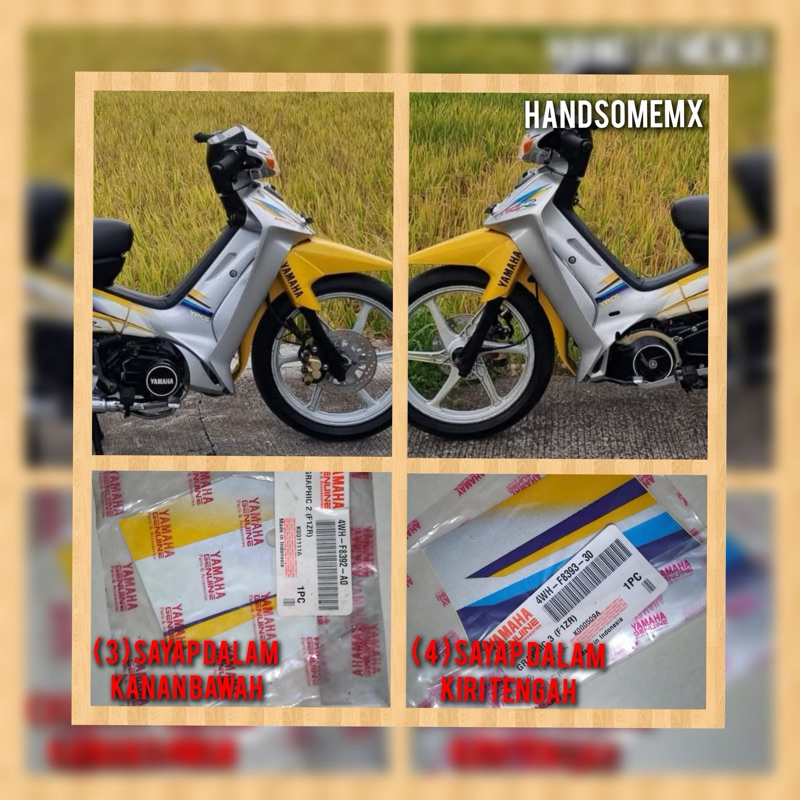 striping f1zr kuning limited edition sticker f1zr kuning LE stripe f1zr Le kuning