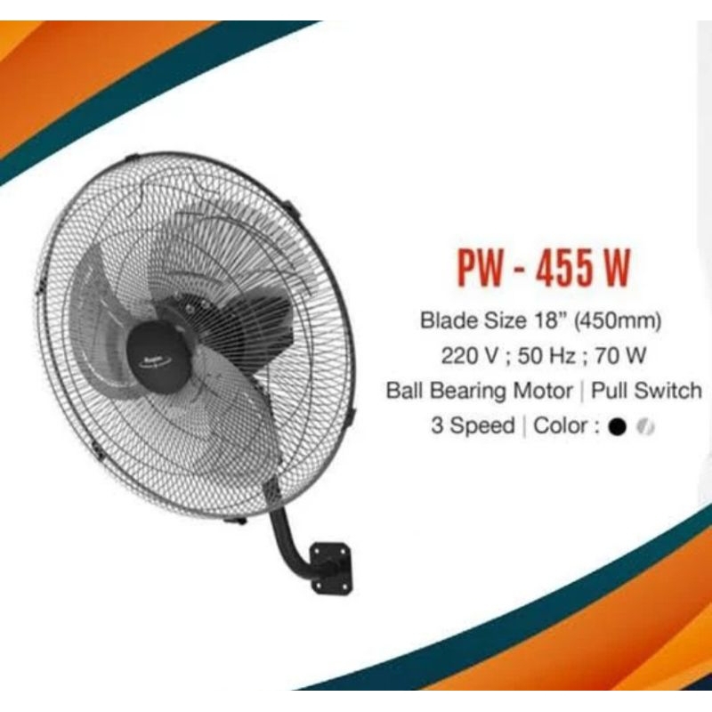 Maspion Kipas Angin Dinding Maspion 18 Inch PW 455W