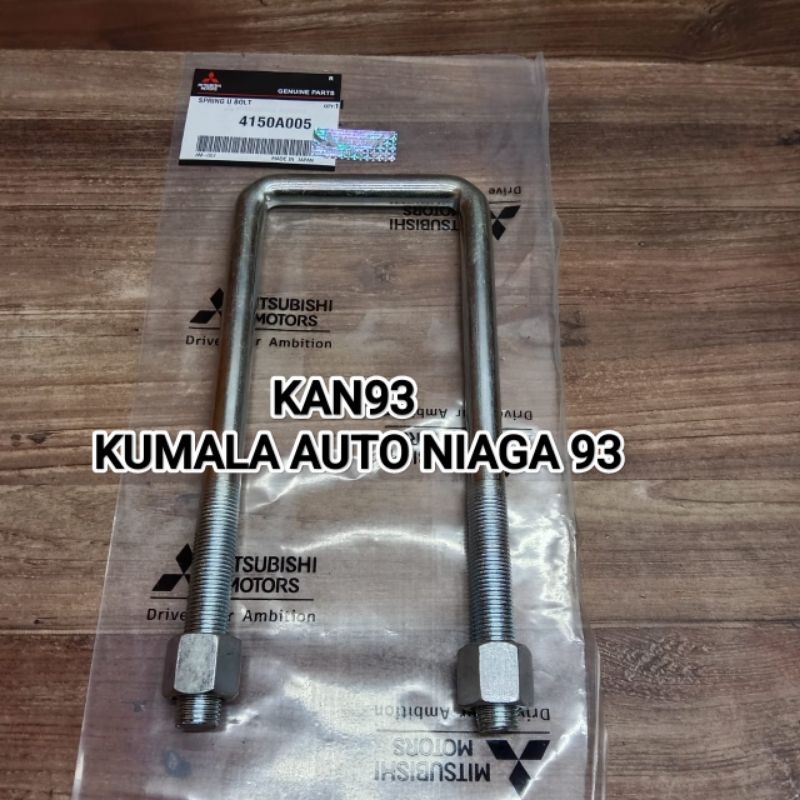 SPRING U BOLT BEHEL KLEM PER DAUN MITSUBISHI TRITON 7 INCHI (BAJA) ORIGINAL