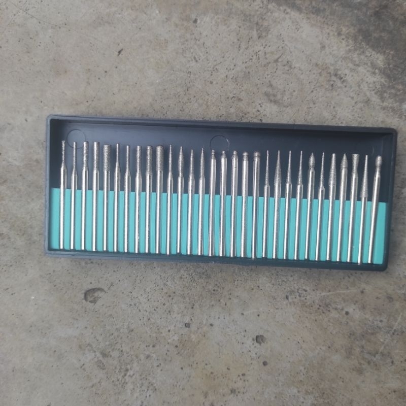 mata bor tuner 1 set 30 pcs mata bor ukir mini gerinder matabor intan mini