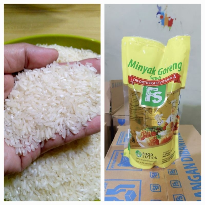 

Beras Setra ramos dan minyak Goreng