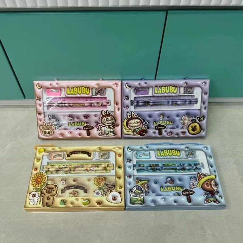 

Study Set Kotak pensil set Atk set Anak Fancy karakter Labubu