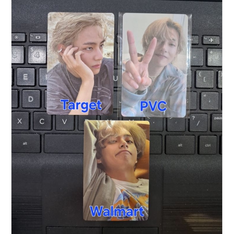 Official PC Photocard Album Layover BTS V Taehyung USA BNN Barnes & Noble Target PVC Walmart