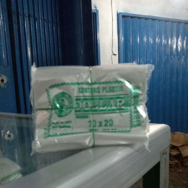 plastik dollar ukuran 10x20(5pack)