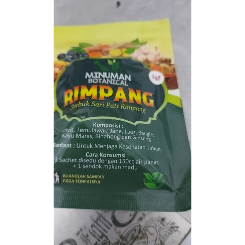 

sari pati rimpang
