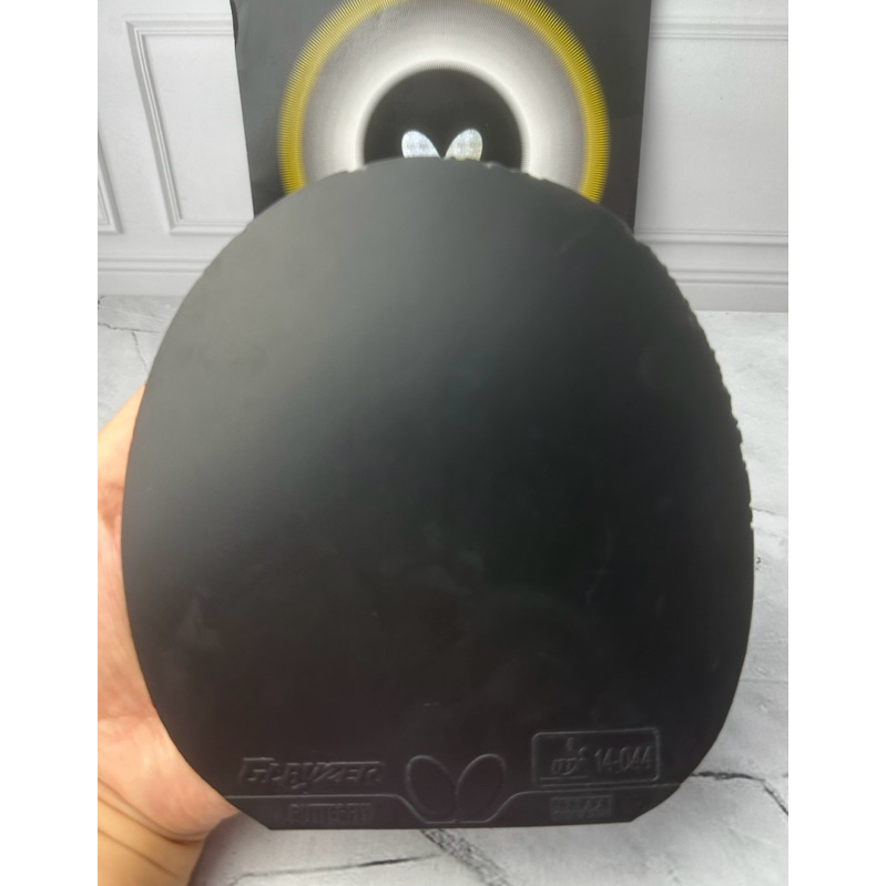 SECOND karet bet bat tenis meja pingpong butterfly Glayzer hitam