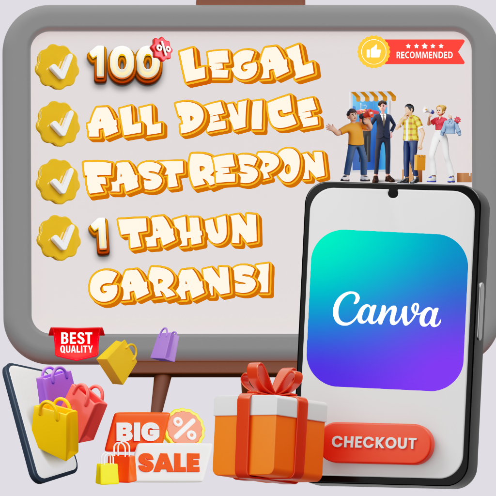 Canva 1 Tahun Invite Full Garansi
