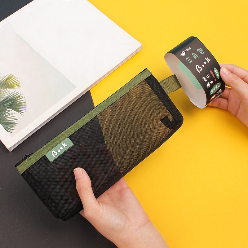 

Jual Produk T-WHALE TRANSPARENT MESH PENCIL CASE - TEMPAT PENSIL JARING UNISEX ''